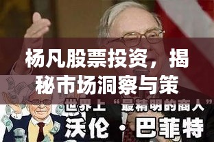 杨凡股票投资，揭秘市场洞察与策略之道