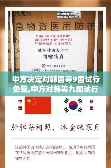 中方对韩等九国试行免签政策，新举措解读与全球影响洞察