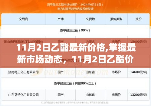 11月2日乙酯价格动态，最新市场动态与查询指南