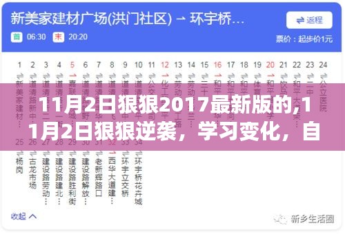 逆袭之路，学习变化，自信塑造未来——11月2日狠狠行动