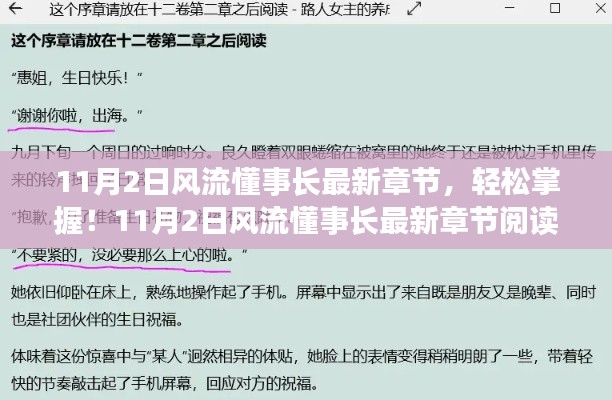 11月2日风流懂事长最新章节，阅读攻略与轻松掌握