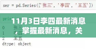 11月3日李四最新动态及初学者了解步骤指南