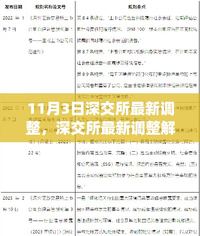 深交所最新调整解析，从某某观点看11月3日的变革