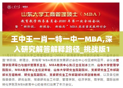 王中王一肖一特一中一MBA,深入研究解答解释路径_挑战版10.975