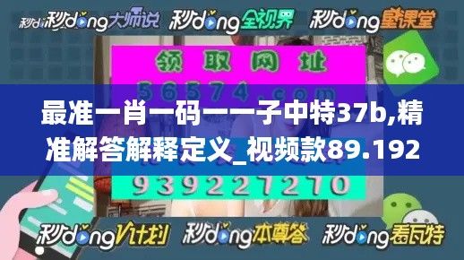 最准一肖一码一一子中特37b,精准解答解释定义_视频款89.192