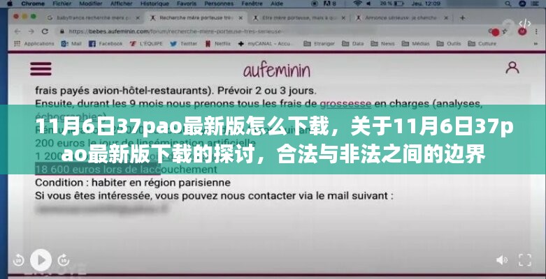 关于11月6日37pao最新版下载的探讨，合法与非法边缘的探讨与下载指南