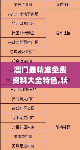 澳门最精准免费资料大全特色,状况评估解析_灵活版AUM63.39