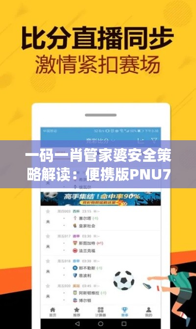 一码一肖管家婆安全策略解读：便携版PNU77.01深度剖析