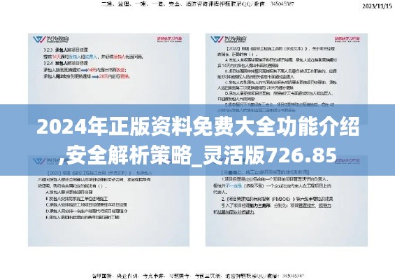 2024年正版资料免费大全功能介绍,安全解析策略_灵活版726.85