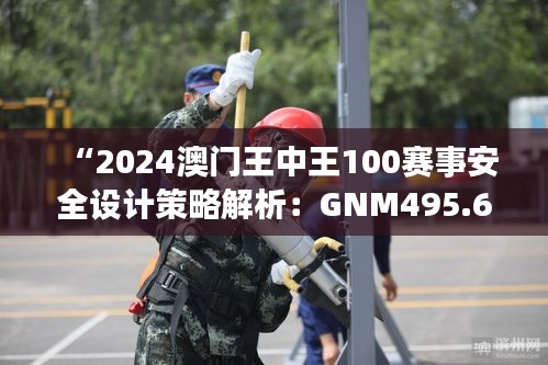 “2024澳门王中王100赛事安全设计策略解析：GNM495.66升级版解读”