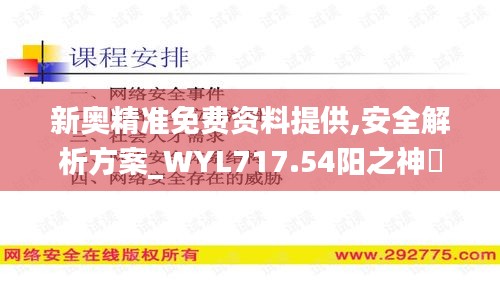 新奥精准免费资料提供,安全解析方案_WYL717.54阳之神衹