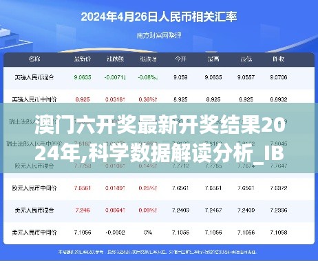 澳门六开奖最新开奖结果2024年,科学数据解读分析_IBC21.616深度版