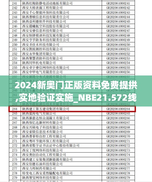 2024新奥门正版资料免费提拱,实地验证实施_NBE21.572线上版