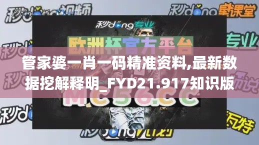 管家婆一肖一码精准资料,最新数据挖解释明_FYD21.917知识版