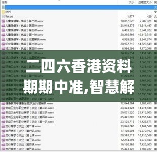 二四六香港资料期期中准,智慧解析方案执行_QQH5.64.75单独版