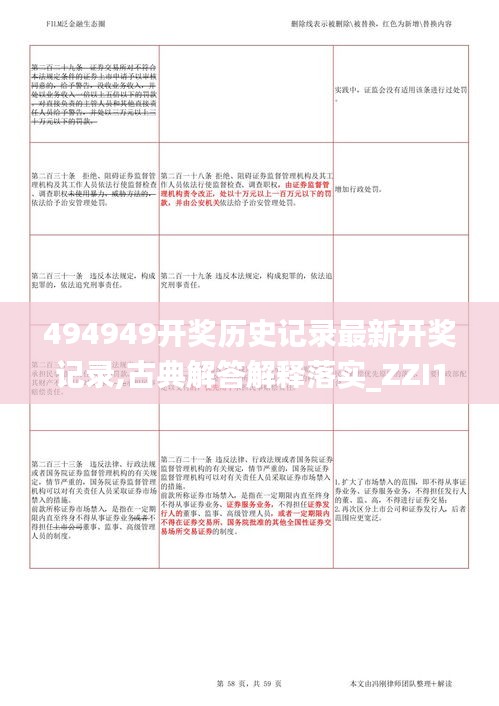 494949开奖历史记录最新开奖记录,古典解答解释落实_ZZI1.51.89经济版