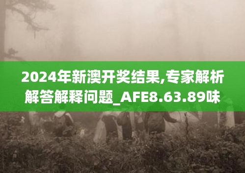 2024年新澳开奖结果,专家解析解答解释问题_AFE8.63.89味道版