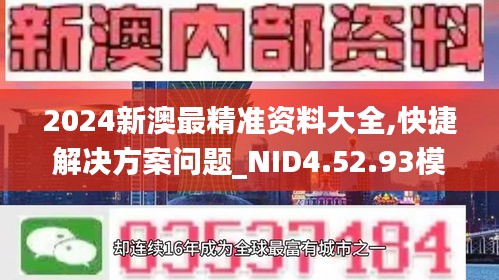 2024新澳最精准资料大全,快捷解决方案问题_NID4.52.93模拟版