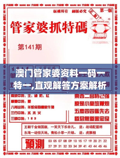 澳门管家婆资料一码一特一,直观解答方案解析解释_XEJ4.62.86极速版