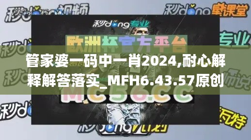 管家婆一码中一肖2024,耐心解释解答落实_MFH6.43.57原创版