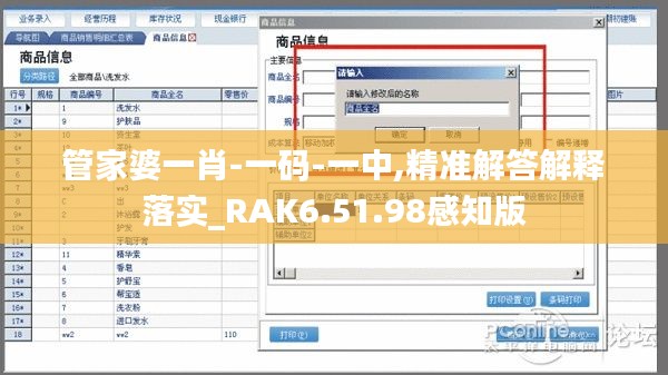 管家婆一肖-一码-一中,精准解答解释落实_RAK6.51.98感知版