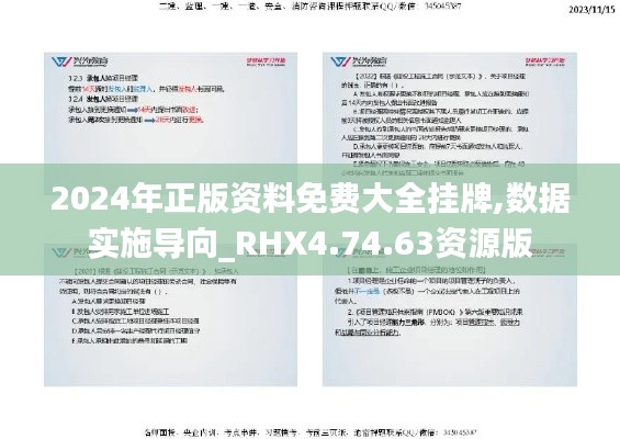 2024年正版资料免费大全挂牌,数据实施导向_RHX4.74.63资源版