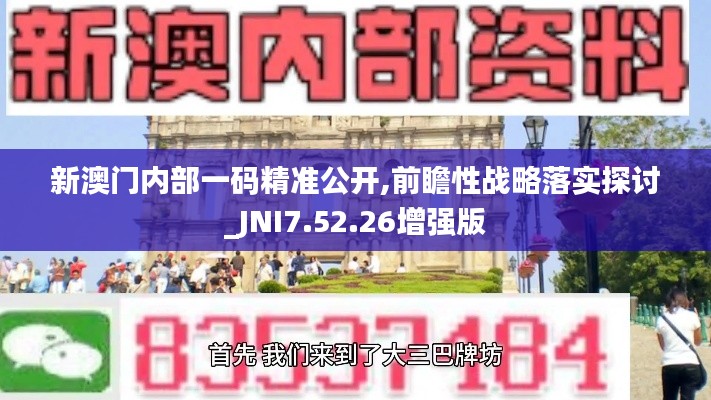 新澳门内部一码精准公开,前瞻性战略落实探讨_JNI7.52.26增强版