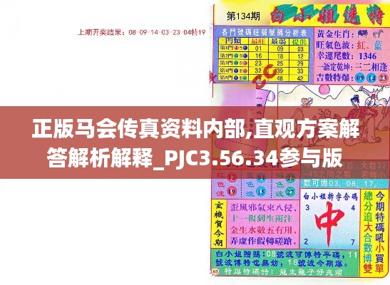 正版马会传真资料内部,直观方案解答解析解释_PJC3.56.34参与版