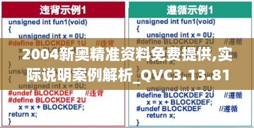 2004新奥精准资料免费提供,实际说明案例解析_QVC3.13.81变更版