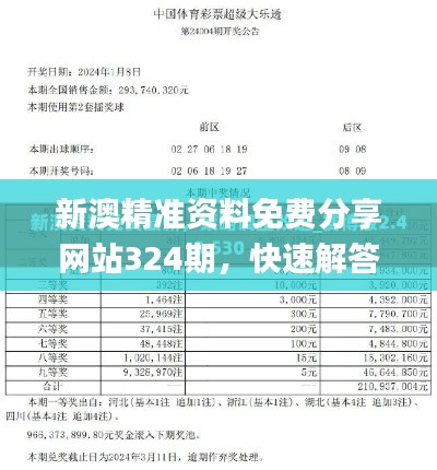 新澳精准资料免费分享网站324期，快速解答问题处理_LHZ7.10.35版本