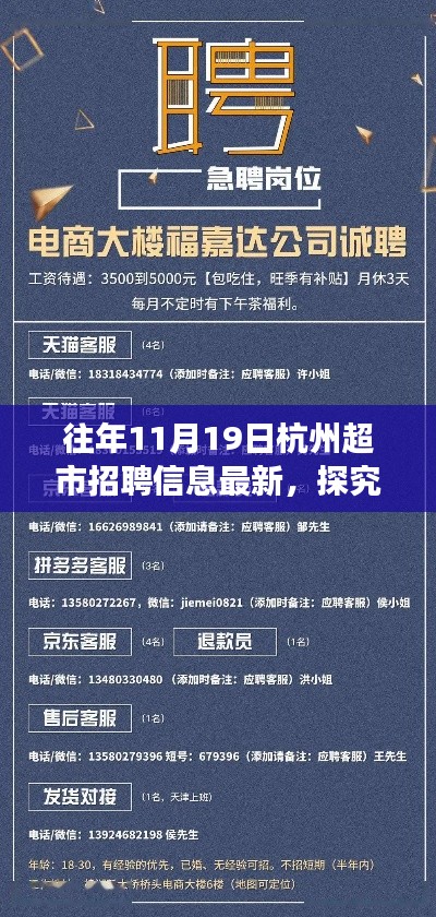 杭州超市招聘趋势深度解析，历年11月19日招聘信息的反思与展望