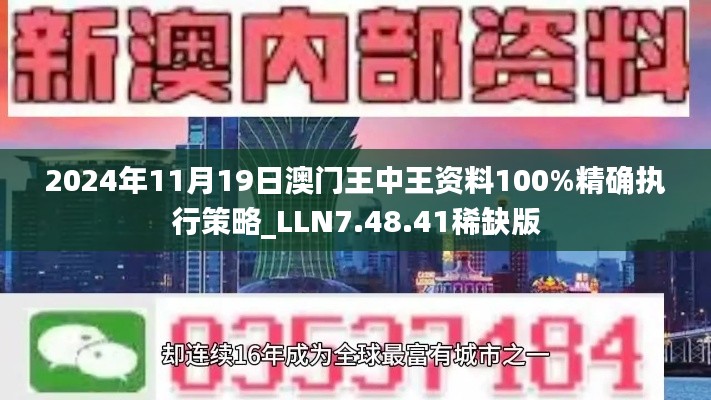 2024年11月19日澳门王中王资料100%精确执行策略_LLN7.48.41稀缺版