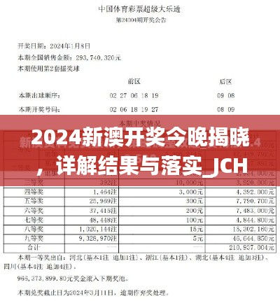 2024新澳开奖今晚揭晓，详解结果与落实_JCH6.32.60理想版