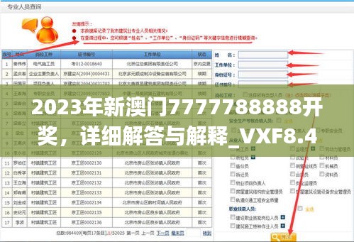 2023年新澳门7777788888开奖，详细解答与解释_VXF8.46.85外观版