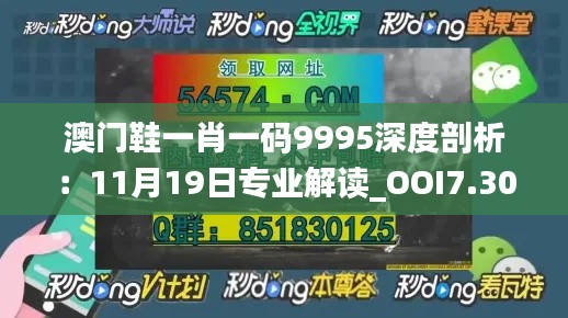 澳门鞋一肖一码9995深度剖析：11月19日专业解读_OOI7.30.80预言版