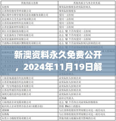 新澳资料永久免费公开，2024年11月19日解答及实施效能_FHH5.29.50特别版