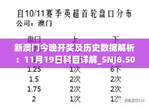 新澳门今晚开奖及历史数据解析：11月19日科目详解_SNJ8.50.68真元境