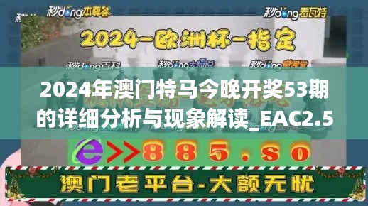 2024年澳门特马今晚开奖53期的详细分析与现象解读_EAC2.50.78