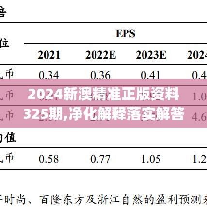 2024新澳精准正版资料325期,净化解释落实解答_FOW9.10.92随身版