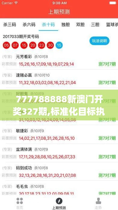 777788888新澳门开奖327期,标准化目标执行解答_LZS4.71.66旗舰款