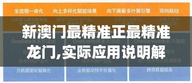 新澳门最精准正最精准龙门,实际应用说明解析_HXX8.75.78竞技版