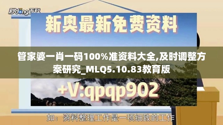 管家婆一肖一码100%准资料大全,及时调整方案研究_MLQ5.10.83教育版