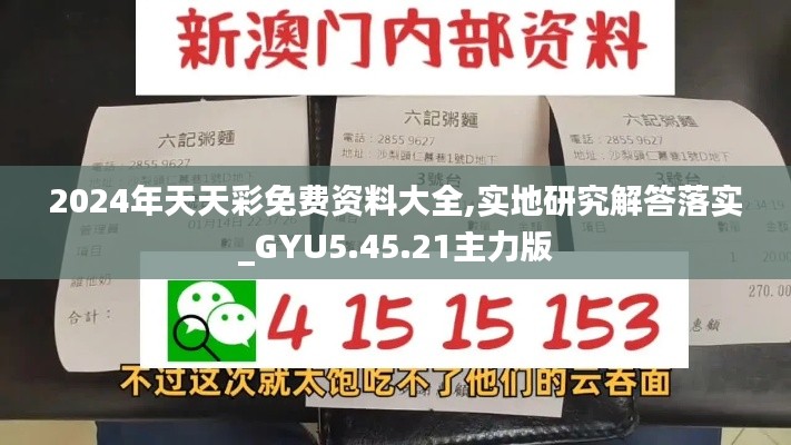 2024年天天彩免费资料大全,实地研究解答落实_GYU5.45.21主力版