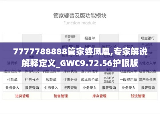 7777788888管家婆凤凰,专家解说解释定义_GWC9.72.56护眼版