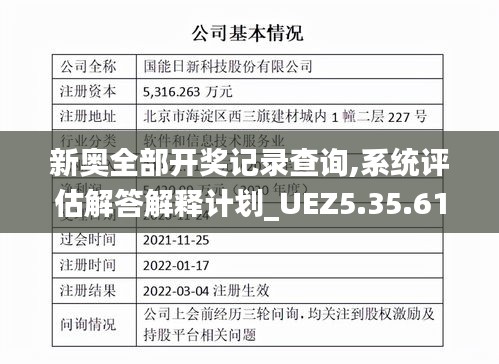 新奥全部开奖记录查询,系统评估解答解释计划_UEZ5.35.61多元文化版