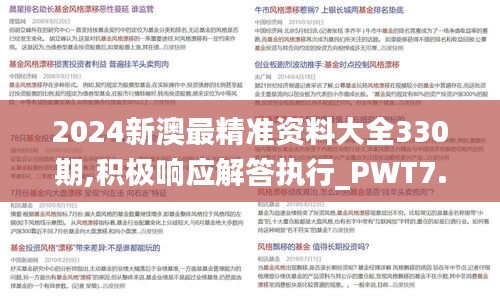 2024新澳最精准资料大全330期,积极响应解答执行_PWT7.45