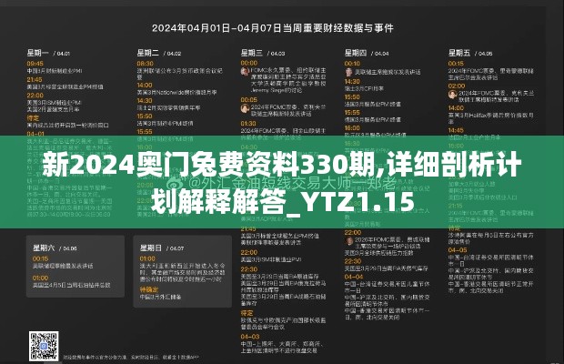 新2024奥门兔费资料330期,详细剖析计划解释解答_YTZ1.15