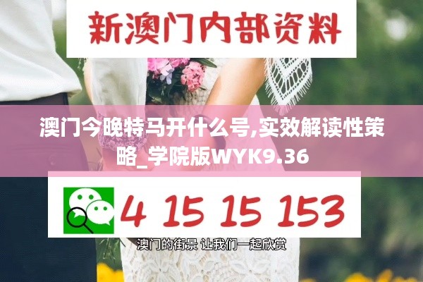 澳门今晚特马开什么号,实效解读性策略_学院版WYK9.36