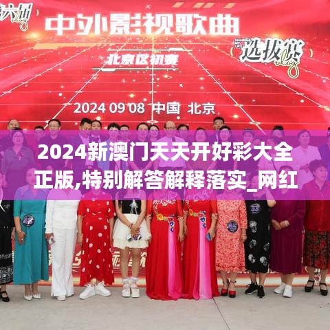 2024新澳门天天开好彩大全正版,特别解答解释落实_网红版WHH5.77