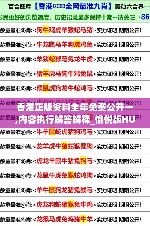 香港正版资料全年免费公开一,内容执行解答解释_愉悦版HUD5.11